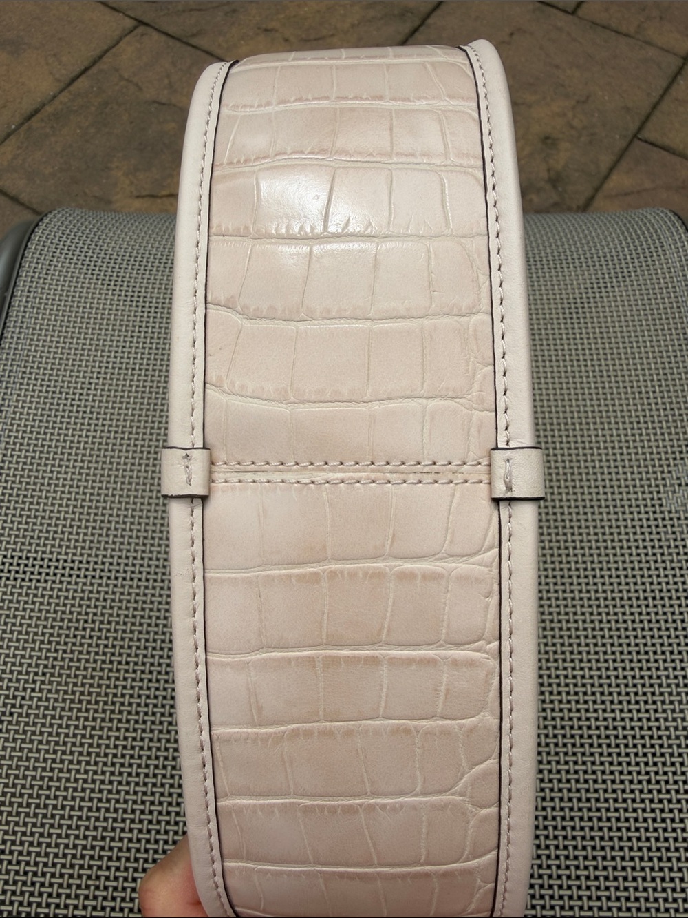 NWT Coach Croc-Embossed Coachtopia Ergo Bag - Picture 4 of 6